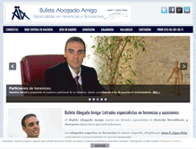 Tablet Screenshot of abogados-herencias.com